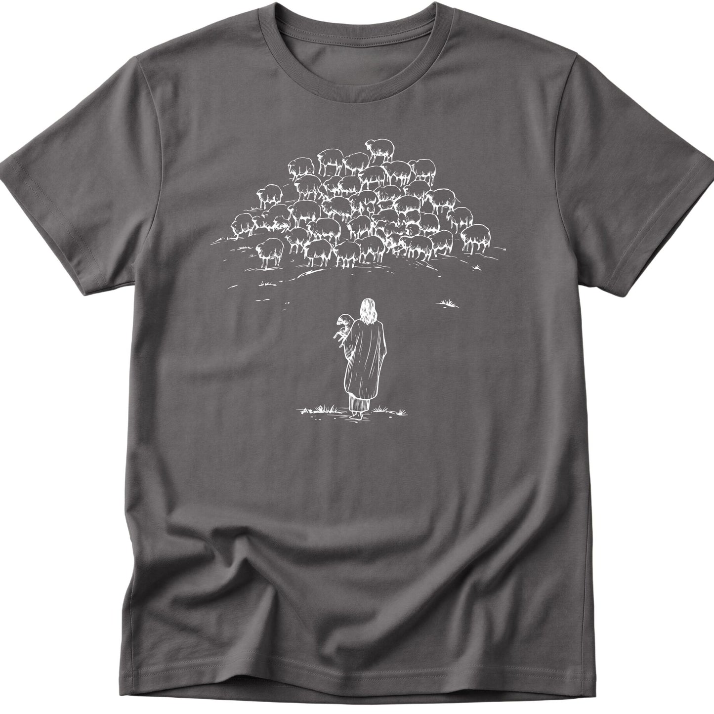 Jesus Holding Sheep T-Shirt