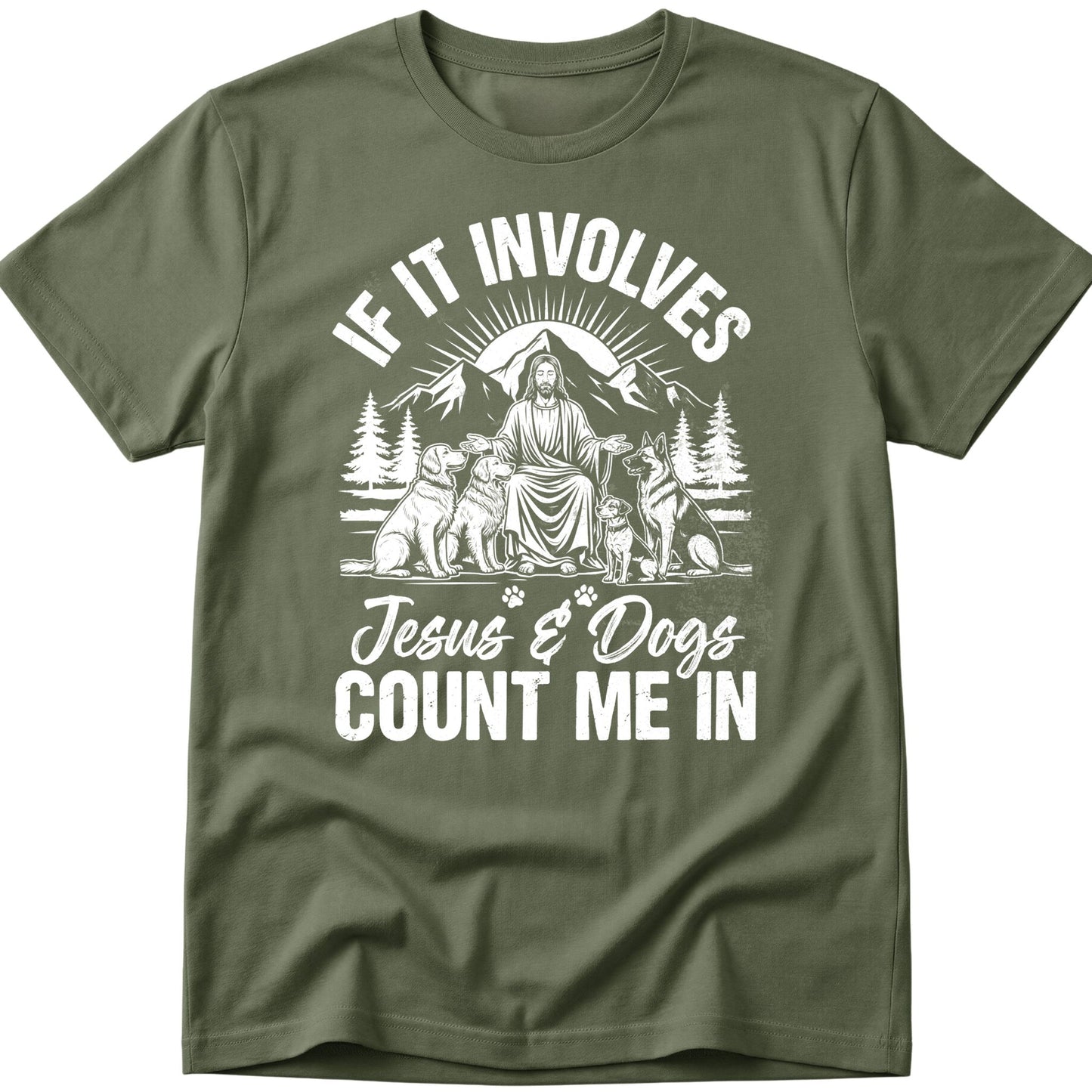 Jesus And Dogs T-Shirt
