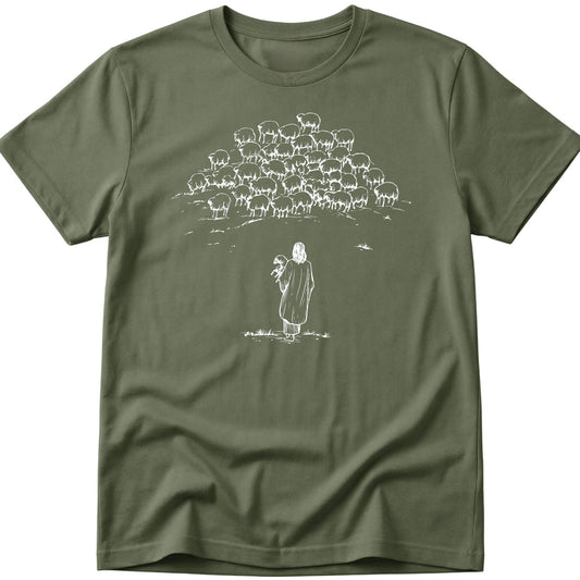 Jesus Holding Sheep T-Shirt